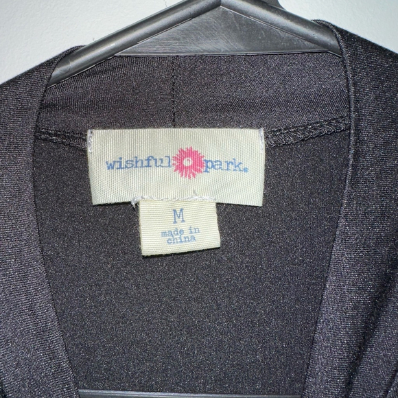 Women's Wishful Park Dress Size M Black Key hole front form fitting - Picture 2 of 12